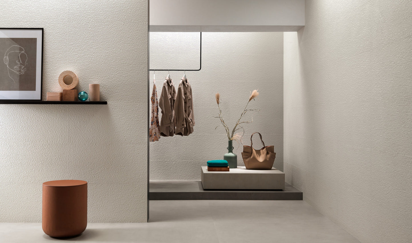 3D Wall Carve White