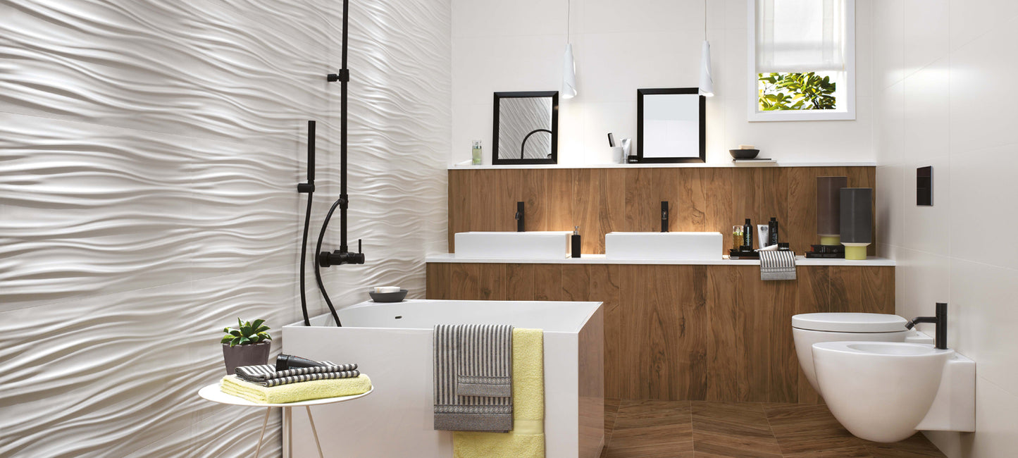 3D Wall Design - White