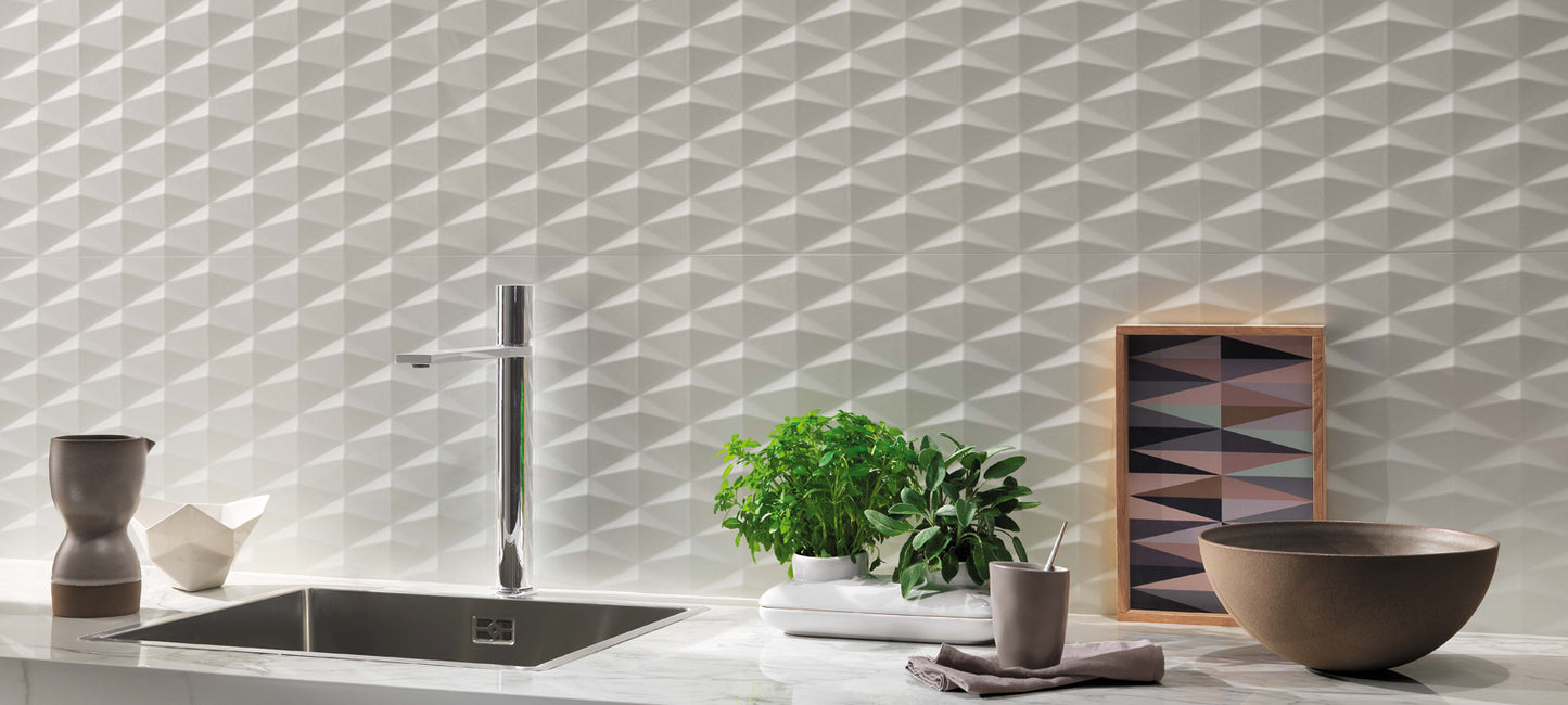 3D Wall Design - White