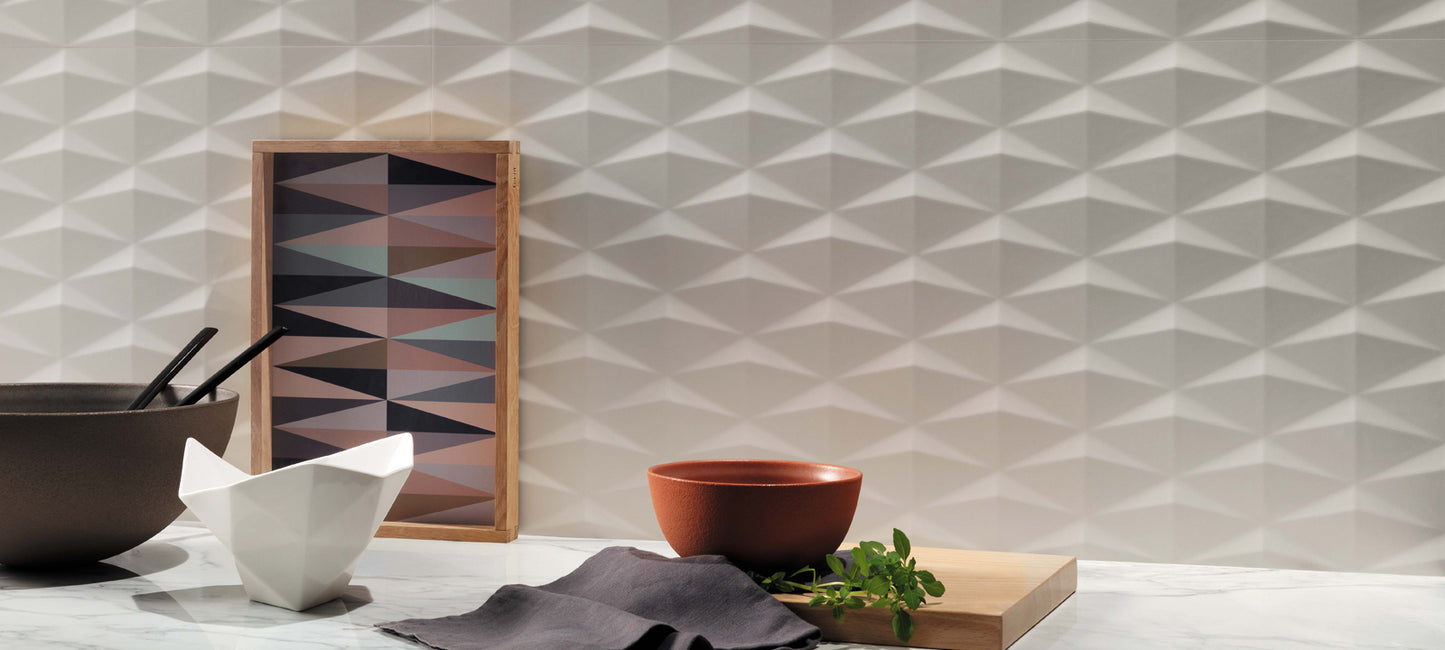 3D Wall Design - White