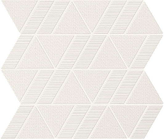 Aplomb White Mosaico Triangle 30.5 x 31.5 tile